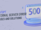 ChatGPT Internal Server Error Causes and Solutions